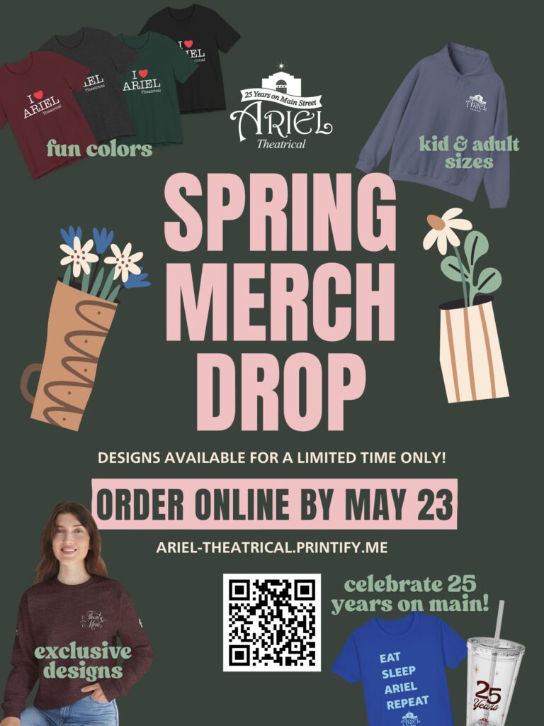 SPRING ARIEL MERCH DROP!